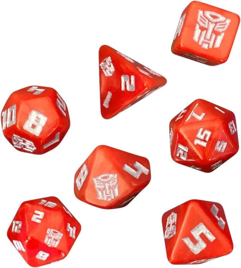 Renegade Game Studio Transformers Roleplaying Gam e Dice Set  - Image 2