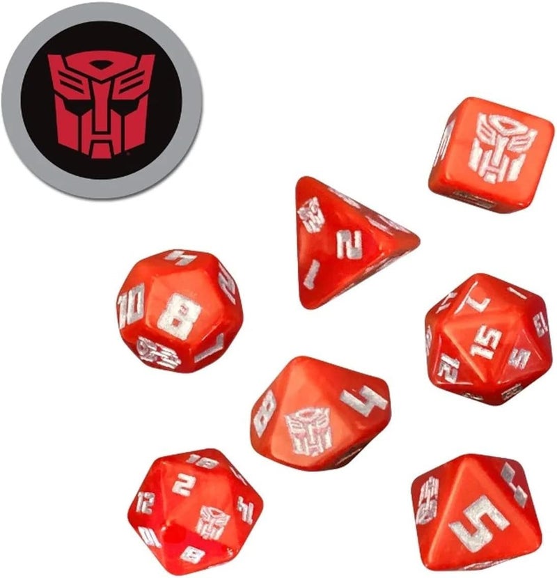 Renegade Game Studio Transformers Roleplaying Gam e Dice Set  - Image 3