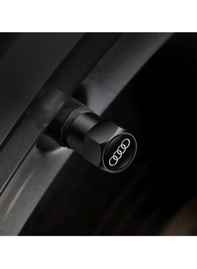 Car Wheel Tire Air Valve Cap 4pcs Caps Stem Covers Accessories Fit for A4,A5,A6,A8,Q3,Q7, all other Models - Image 3