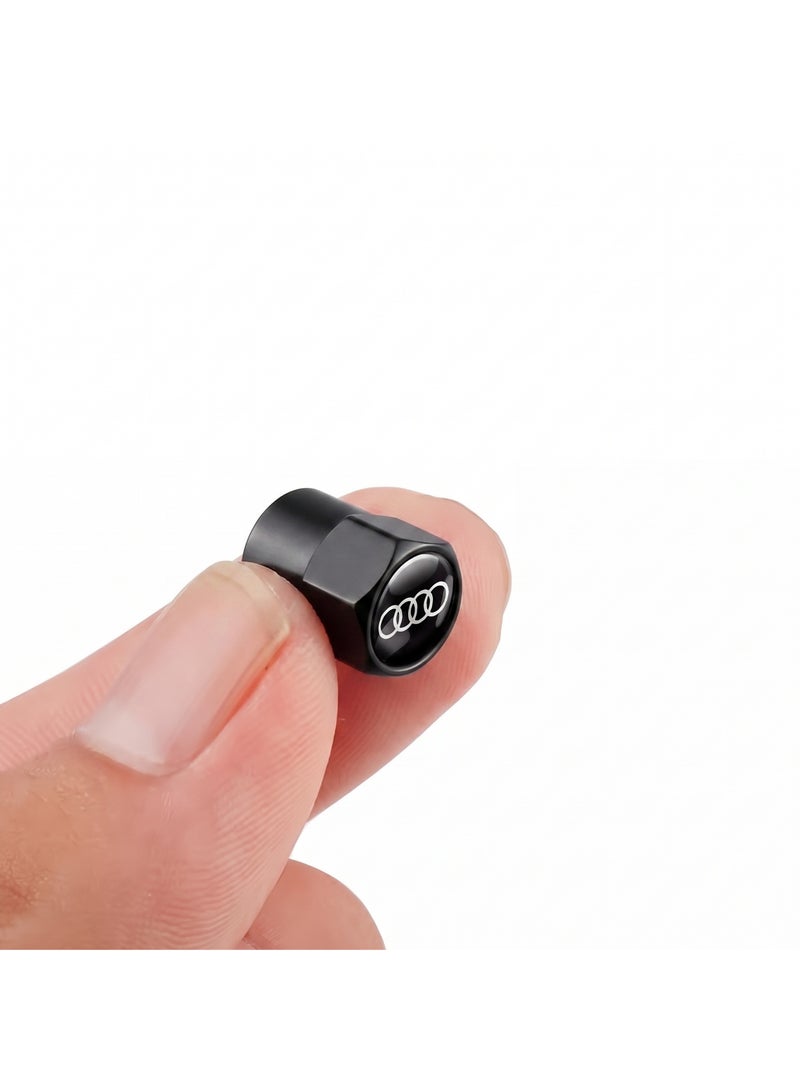 Car Wheel Tire Air Valve Cap 4pcs Caps Stem Covers Accessories Fit for A4,A5,A6,A8,Q3,Q7, all other Models - Image 2