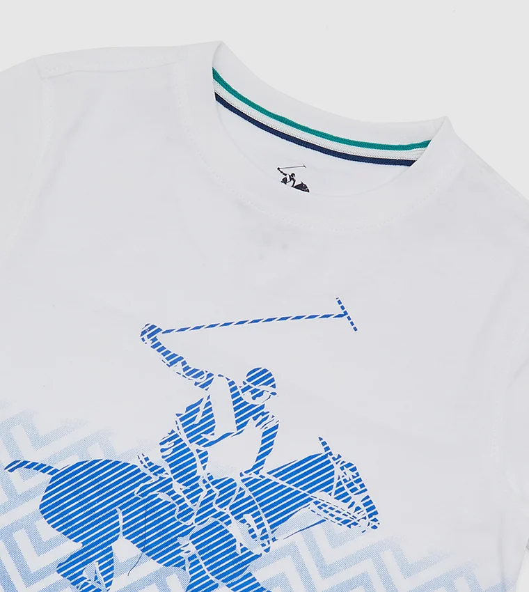 BEVERLY HILLS POLO CLUB  Printed Regular Fit T-Shirt  | Best Price UAE