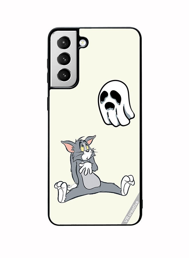 VR CREATIVE Protective Case Cover For Samsung Galaxy S22 Plus 5G Tom Scared Design Multicolour - Image 1