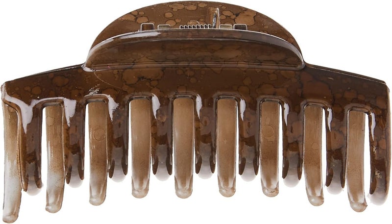 Goody Large Claw Clips Set - Assorted Brown Colors for Thick Hair - Image 3