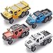 KIDAMI Diecast Toy Trucks 4 Pack Die Cast Metal Toy Cars Pull Back Cars Openable Doors OffRoad Vehicles Birthday Gift for Boys and Toddlers Original - Image 2