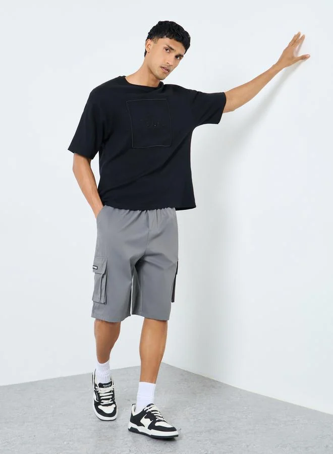 Styli Styli Men Relaxed Fit Cargo Shorts