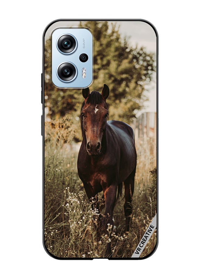 VR CREATIVE Protective Case Cover For Xiaomi Poco X4 GT Brownie Horse Design Multicolour - Image 1