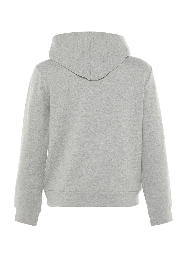 trendyol Embroidered Pocket Detail Hoodie