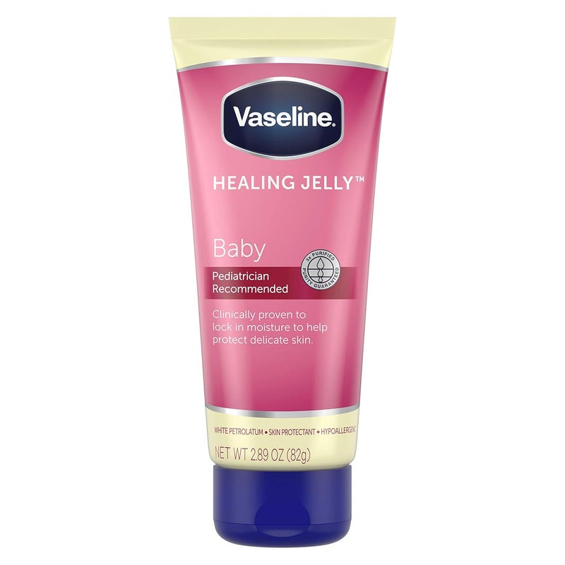 Vaseline فازلين هيلينغ جيلي هلام بترولي لعلاج طفح الحفاض مرطب للبشرة الحساسة للأطفال 289 أونصة - Image 1