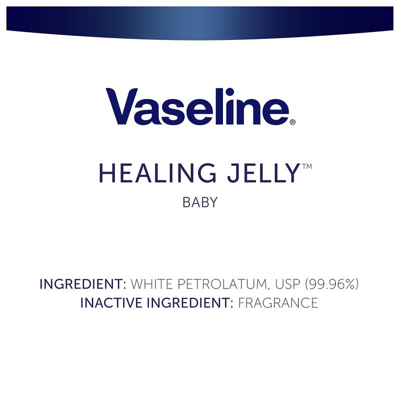 Vaseline فازلين هيلينغ جيلي هلام بترولي لعلاج طفح الحفاض مرطب للبشرة الحساسة للأطفال 289 أونصة - Image 4