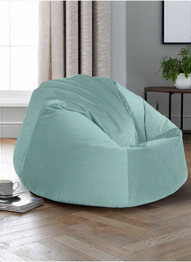 In-House Niklas | Velvet Bean Bag Chair with EPS Beads Filing  - Image 1