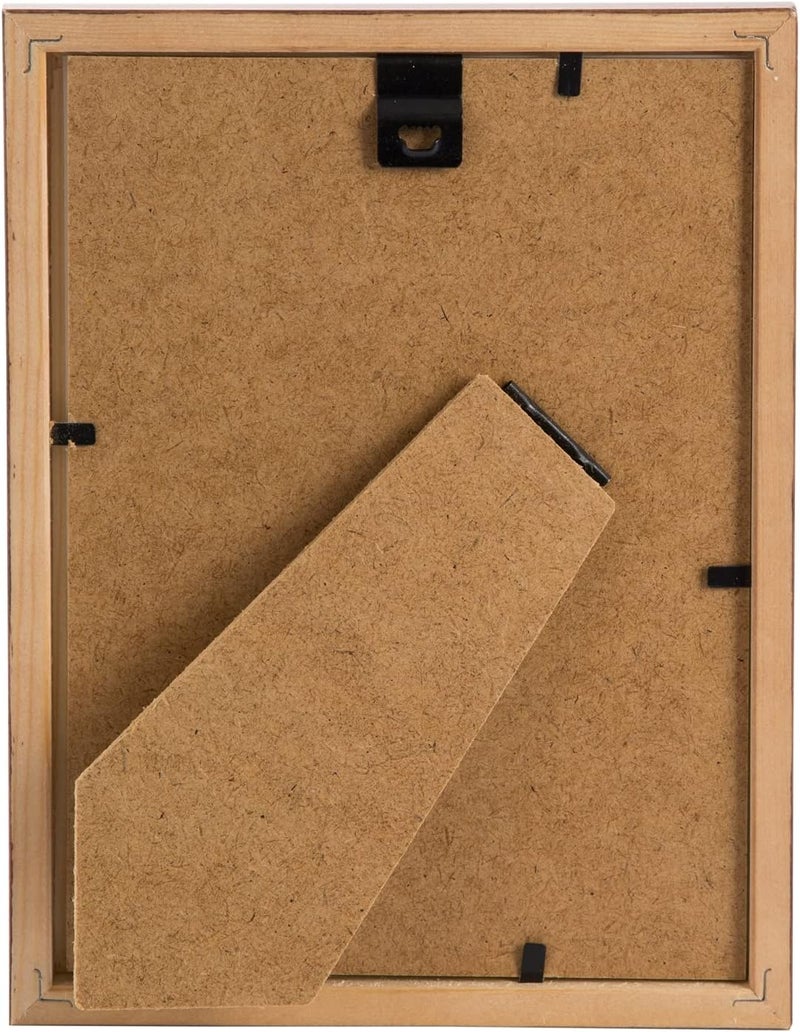 goldbuch Skandi 90 0593 Picture Frame, 13 x 18 cm, Single Frame Made of Real Wood, Portrait Frame for Standing, Wooden Frame with Wall Mount, Brown Frame - Image 3