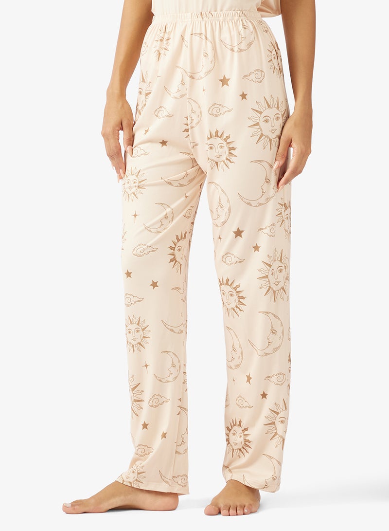 Ginger Graphic T-shirt & Pyjama Set - Image 4