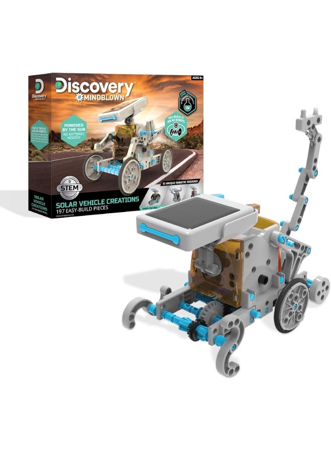 Homesmiths Discovery Mindblown Solar Vehicle Creations 197 Easy-Build-Pieces With 12 Unique Robotic Designs - Image 1
