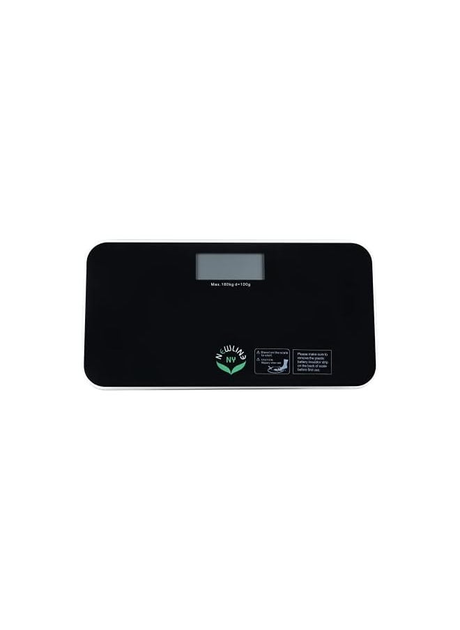 NEWLINE NY NewlineNY SBB0718M-NYBK Step-On Mini Travel Bathroom Scale, Cool Black  - Image 2