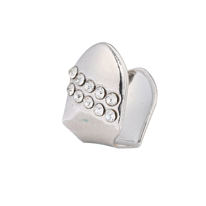 Big Gold Teeth Single Twill Diamond Hip-Hop Gold Teeth Braces A Generation Of Hair - Image 4