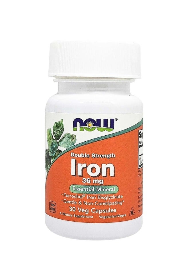 الآن قوة مزدوجة الحديد 36 ملغ فكاب 30