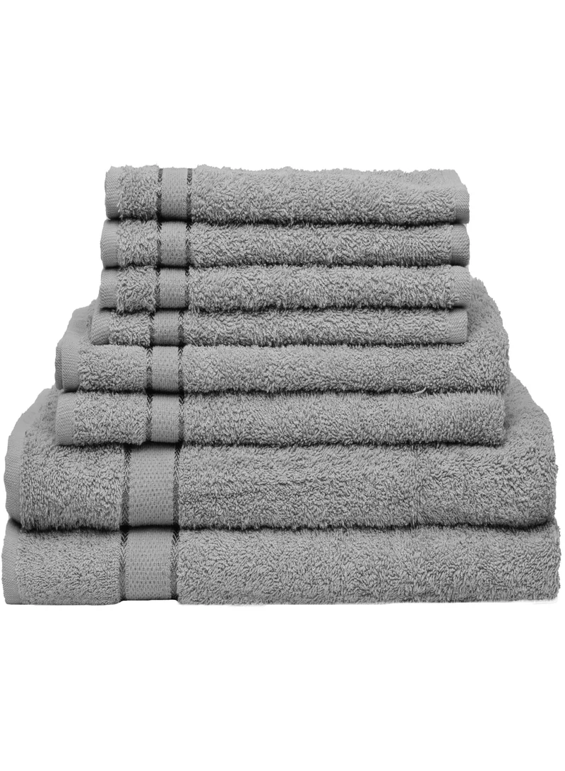 Bliss Casa Bliss Casa - 8 Pieces Towel Set - 2 Bath Towels, 2 Hand Towels, and 4 Washcloths, Ring Spun Cotton Highly Absorbent Towels for Bathroom, Shower Towel
