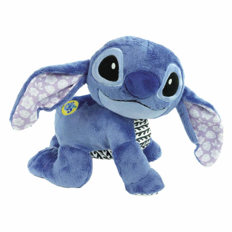 Clementoni Disney Baby Disney Lilo & Stitch Stitch Crawl With Me Interactive Plush Toy (23 x 16 x 26 cm, Blue) - Image 2