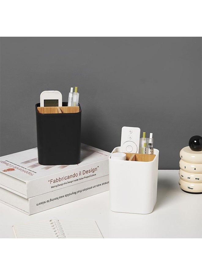 Bathroom Toothbrush Holder, 3 Slot Toothbrush and Toothpaste Holder Bathroom Counter Organizer Electric Toothbrush, Dental Floss, Razor Bathroom Counter Organizer (white) - Image 3