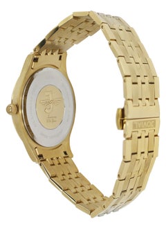 Jovial JOVIAL 5075GGMQ07E Men's metal band  Watch, 40mm, Gold Dial  - Image 3