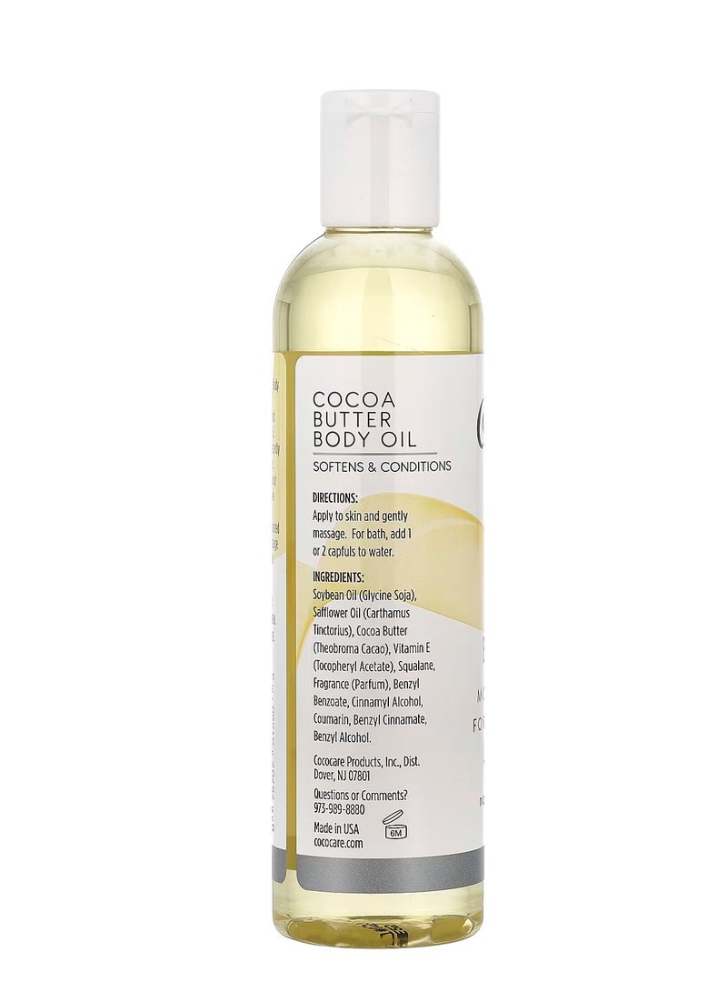 كوكوكير زيت الجسم بزبدة الكاكاو من كوكو كير، 8.5 أونصة سائلة (250 مل) - Image 2