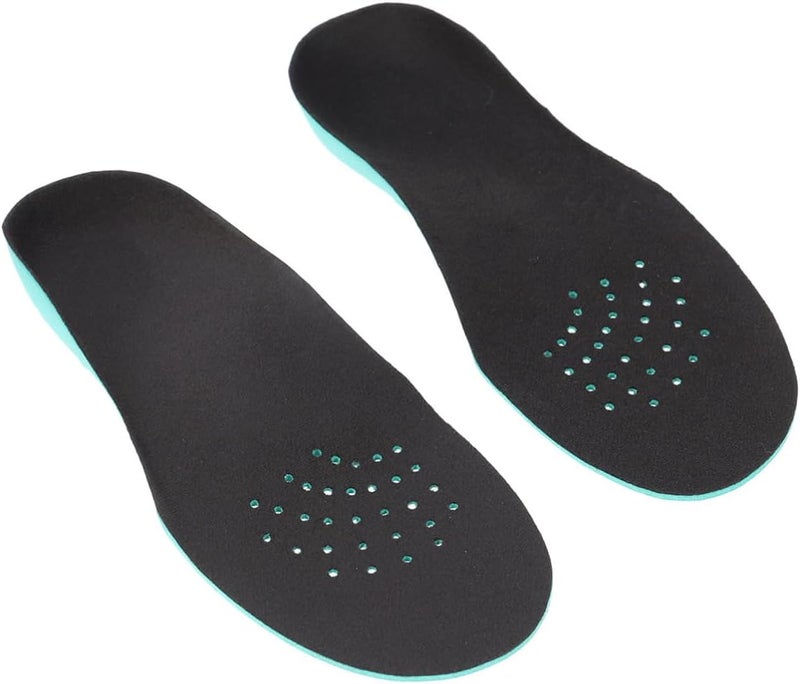 Kids Orthotic Insoles Arch Support For Flatfoot Correction Size 1 Black - Image 1