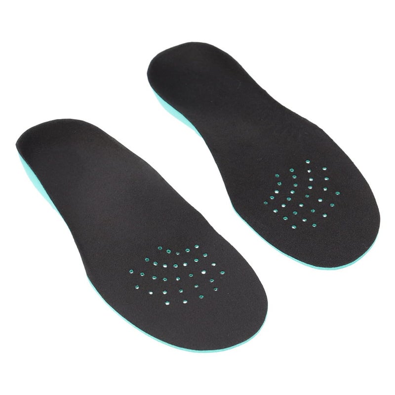 Kids Orthotic Insoles Arch Support For Flatfoot Correction Size 1 Black - Image 2