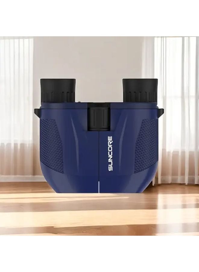 Blue HD 10x25 Compact Binoculars For Bird Watching Hiking Travel Cruise Ships - Image 1