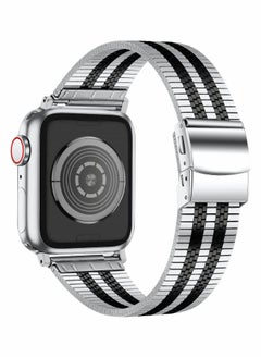 Y&D Metal Band Compatible with Apple Watch Series 8/7/6/5/4/SE 42mm 44mm 45mm  - Image 3