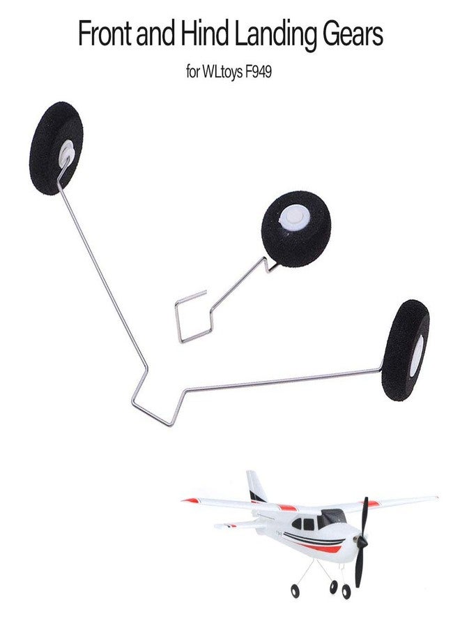Goolsky WLtoys Landing Gear for WLtoys F949 RC Fixed Wing Airplane Tire Accessories - Image 2