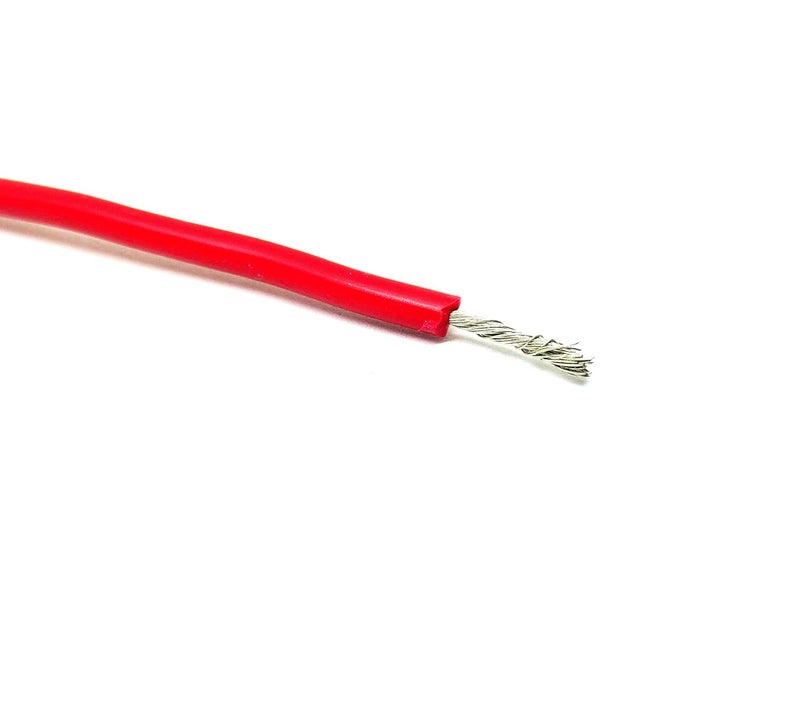 INVENTO 8mtr 17 AWG 1 sqmm Durability 28A Tinned Copper Silicone Wire Flexible Red Black Cable 27mm Dia High Temperature for DIY - Image 3