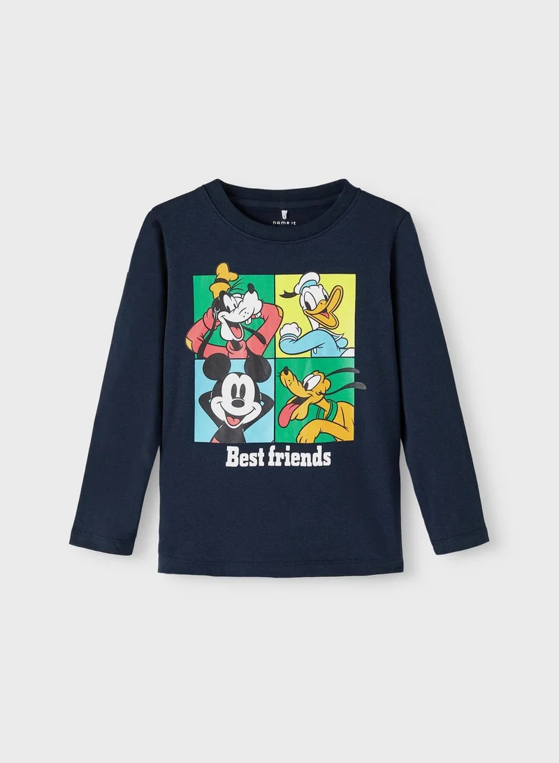 NAME IT Kids Disney Round Neck T-Shirt
