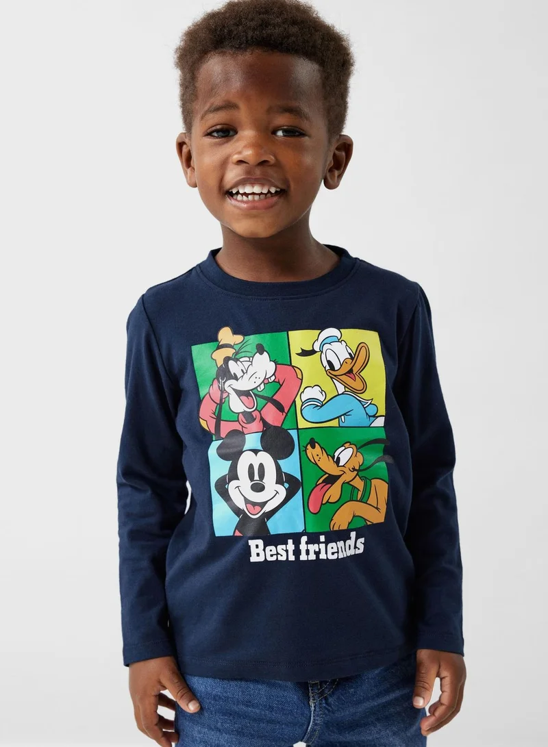 NAME IT Kids Disney Round Neck T-Shirt
