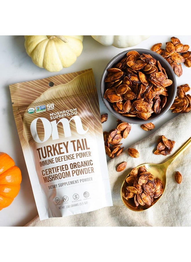 OM - Turkey Tail Organic Mushroom Powder 100G - Image 1