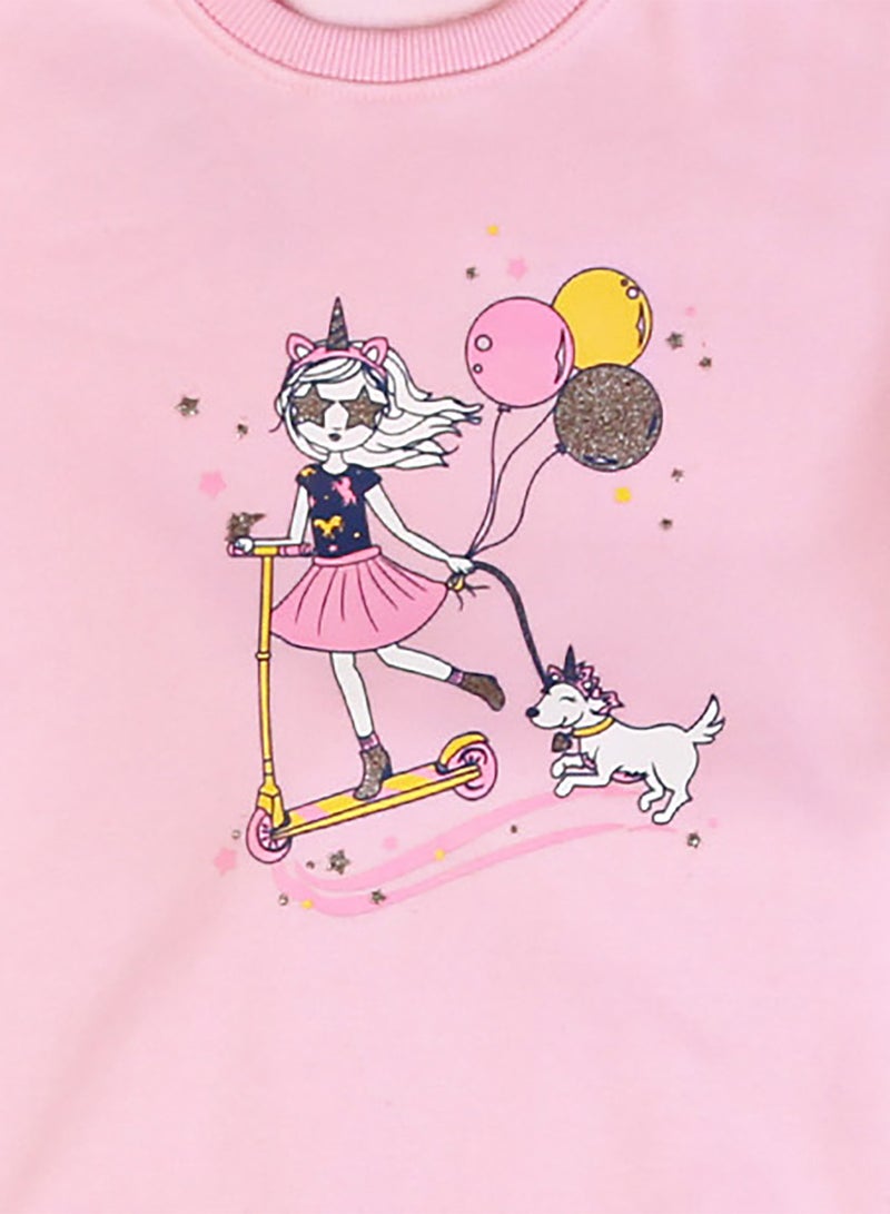 زيركون بيجامة شتوي بناتي - 3134 - Image 2