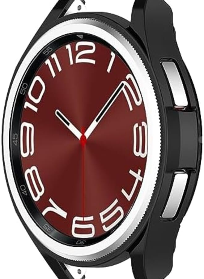 دادو غطاء حماية متوافق مع ساعة سامسونج جالاكسي 6 الكلاسيكية من مادة TPU مقاس 47 ملم باللون الأسود - Image 2