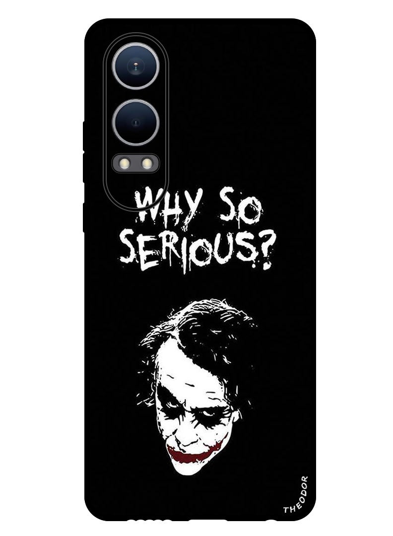 Theodor Protective Case Anti Scratch Shock Proof Bumper Cover For OnePlus Nord CE4 Lite Why So Serious - Image 1