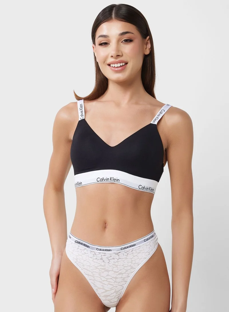 CALVIN KLEIN Logo Strap Bra
