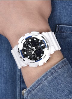 CASIO Men's G-Shock GA-100B-7A White Resin Quartz Watch  - Image 3