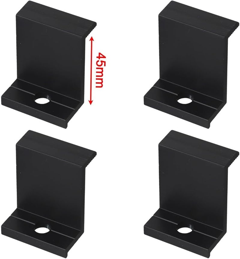 Solar Panel End Clamp 4Pcs Aluminum Alloy For 30 32 35 40mm Frame Corrosion Resistant - Image 5