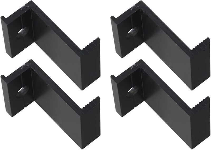 Solar Panel End Clamp 4Pcs Aluminum Alloy For 30 32 35 40mm Frame Corrosion Resistant - Image 1