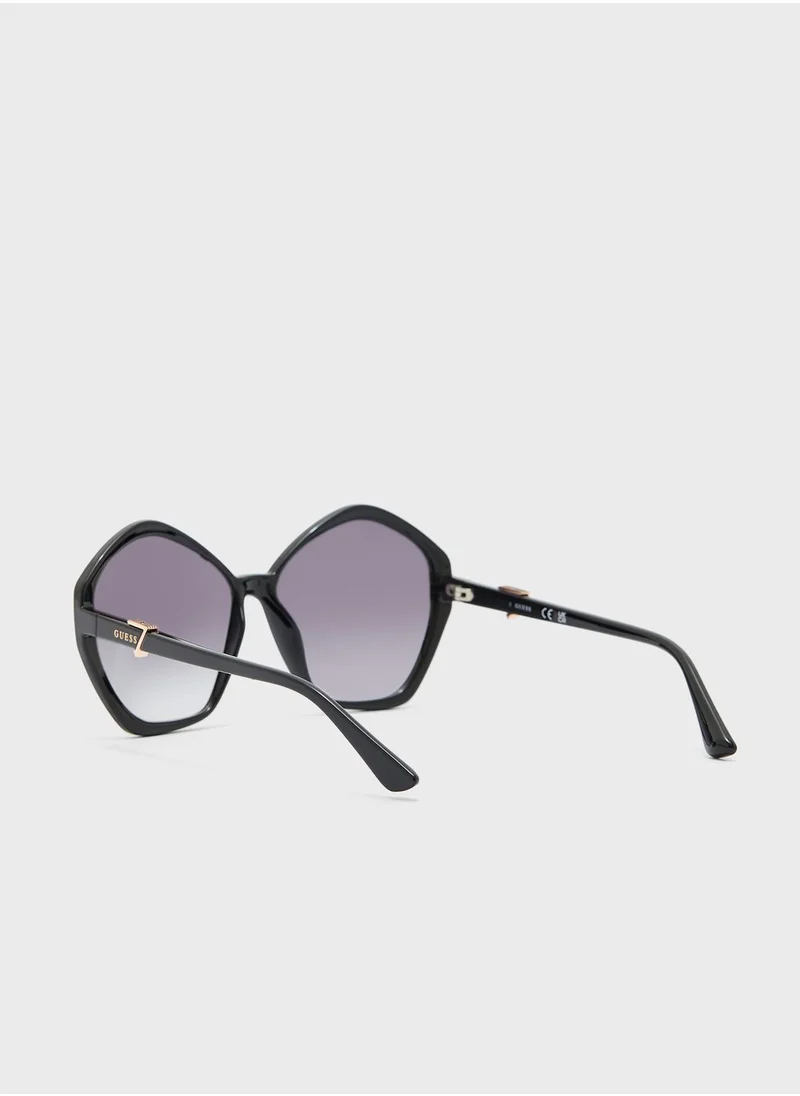 GUESS Octagon Shape Sunglasses