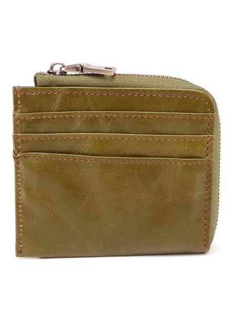 Zip Around Wallet Green