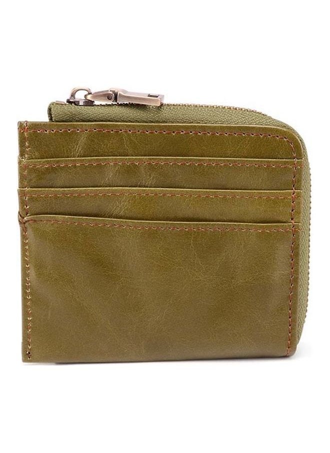 NIBEMINENT Zip Around Wallet Green 