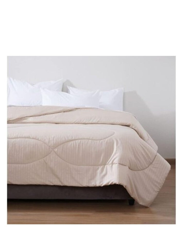 Pan Home - PAN Home Stria Roll Comforter 150x220cm - Stone - Image 1