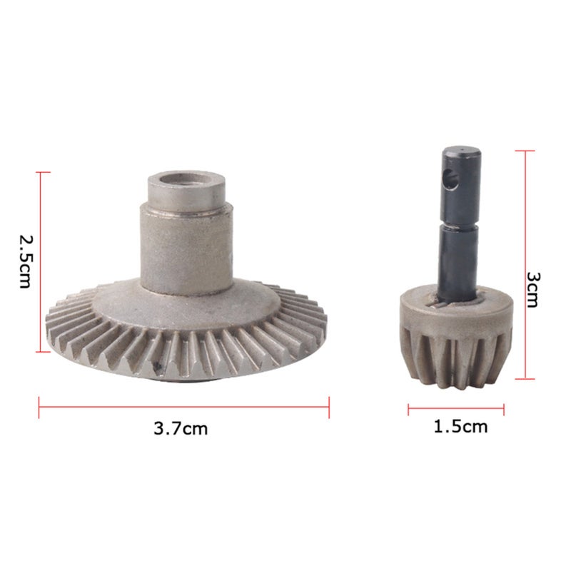 Heavy Duty Alloy Bevel Gear Set 13T 38T for WRAITH SCX10 D90 Front Rear Axle - Image 1