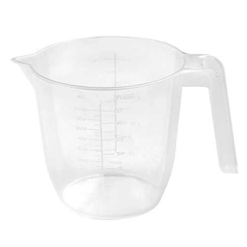 Wham FS451 1 Lt Clear Plastic Reusable Measuring Jug Set of 4 Acrylic