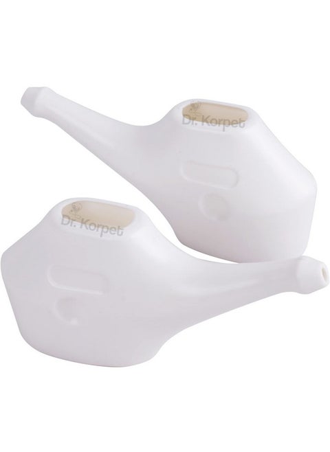Non-Breakable Plastic Jal Neti Pot Neti Lota For Nasal Cleansing Sinus And Passages For Health, Neti Kriya Kit (Pack Of 2(Two))