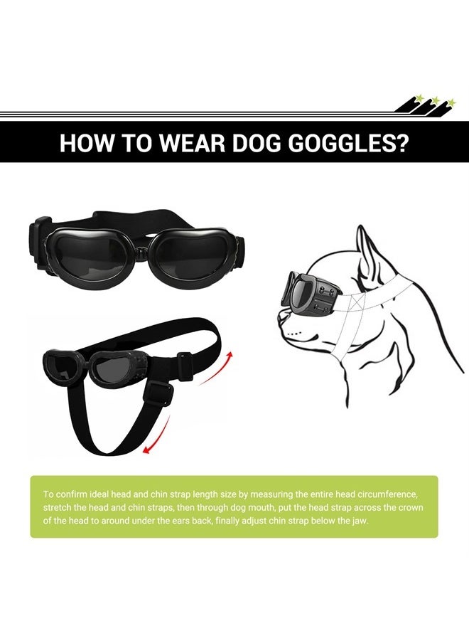 PETLESO - Dog Helmet and Goggles for Small Breed Dog, UV Protection Dog Motorcycle Goggles Helmet with Ear Hole, Dog Bike Helmet - Image 1