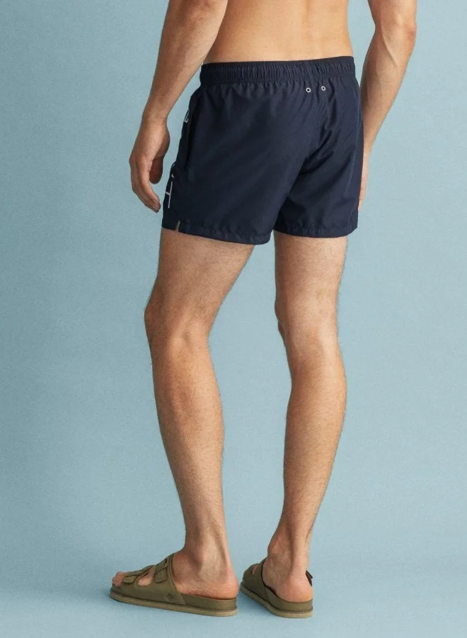GANT Gant Short Cut Lightweight Logo Swim Shorts